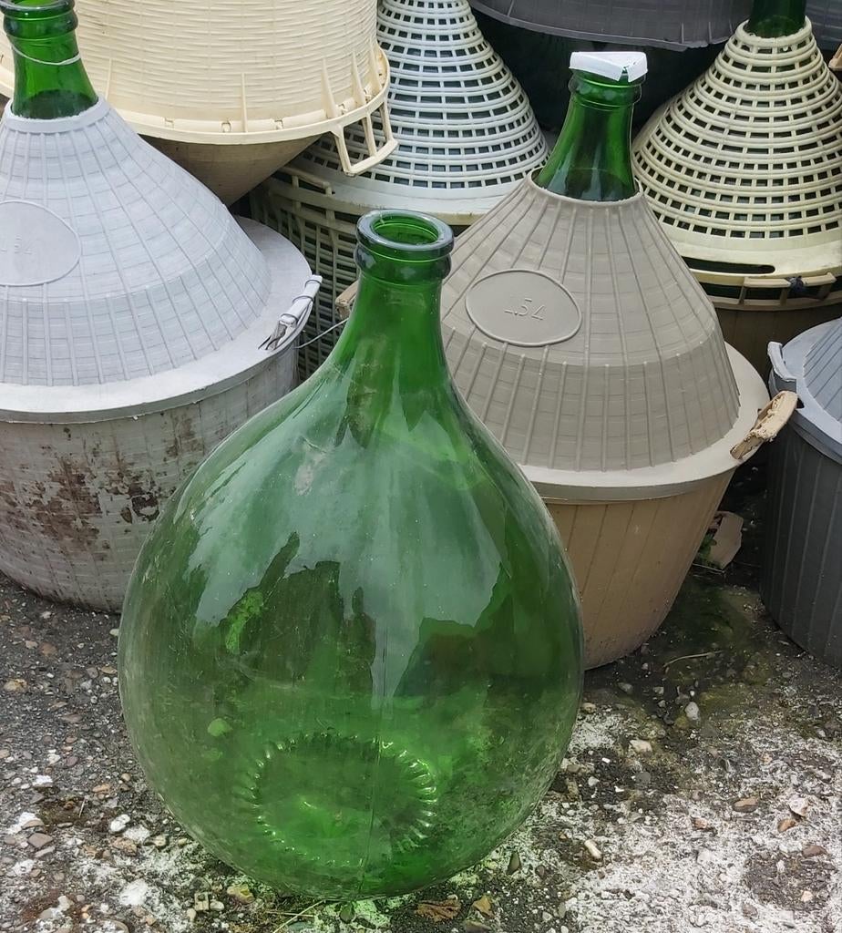 Fles flessen oude grote 54L flessen, Antiek en Kunst, Ophalen