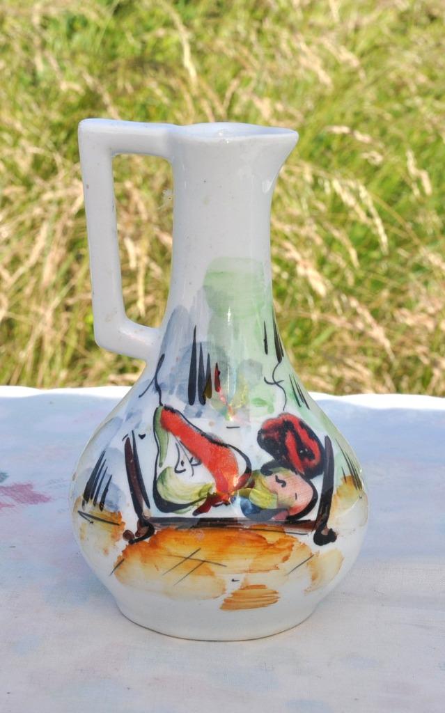 petit pichet en faience decor fruit, Enlèvement ou Envoi