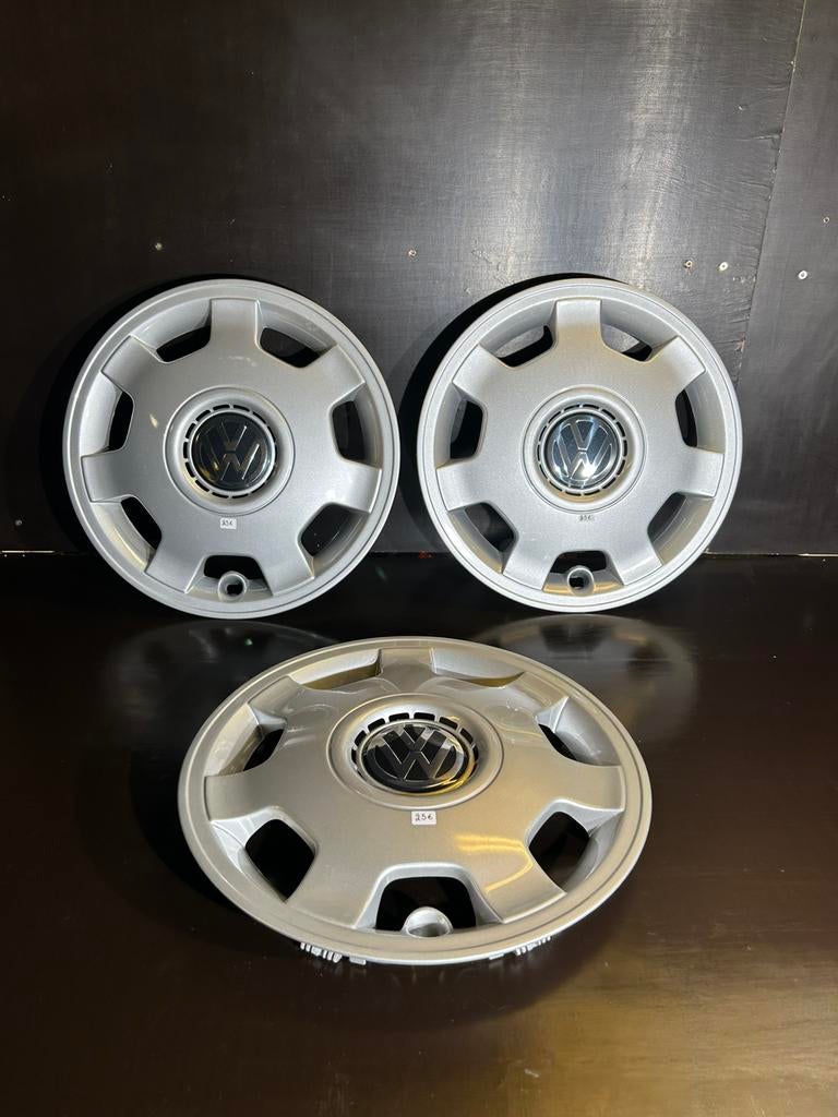 3 originele VW Jetta Polo 14" wieldoppen, Ophalen of Verzenden, Nieuw