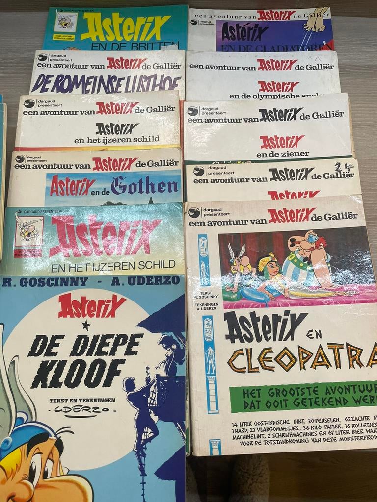 Strips Asterix prijs op foto, Boeken, Ophalen of Verzenden, Gelezen