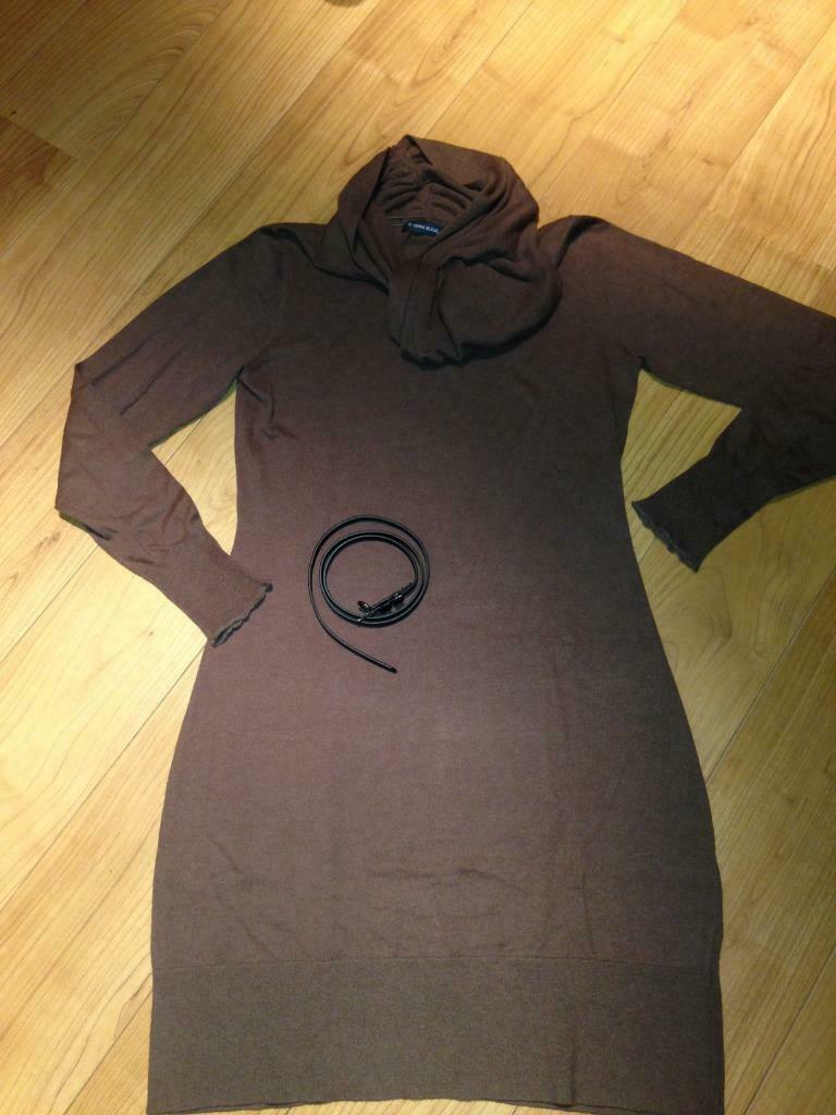 Schitterend kleedje Terre Bleue maat 38 nieuw, Neuf, Taille 38/40 (M), Au-dessus du genou, Brun