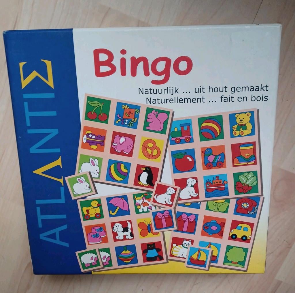 Kinder bingo uit hout, Ophalen, Zo goed als nieuw, Ontdekken