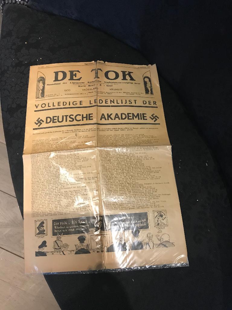 Krant “ de tok”, Verzamelen, Verzenden