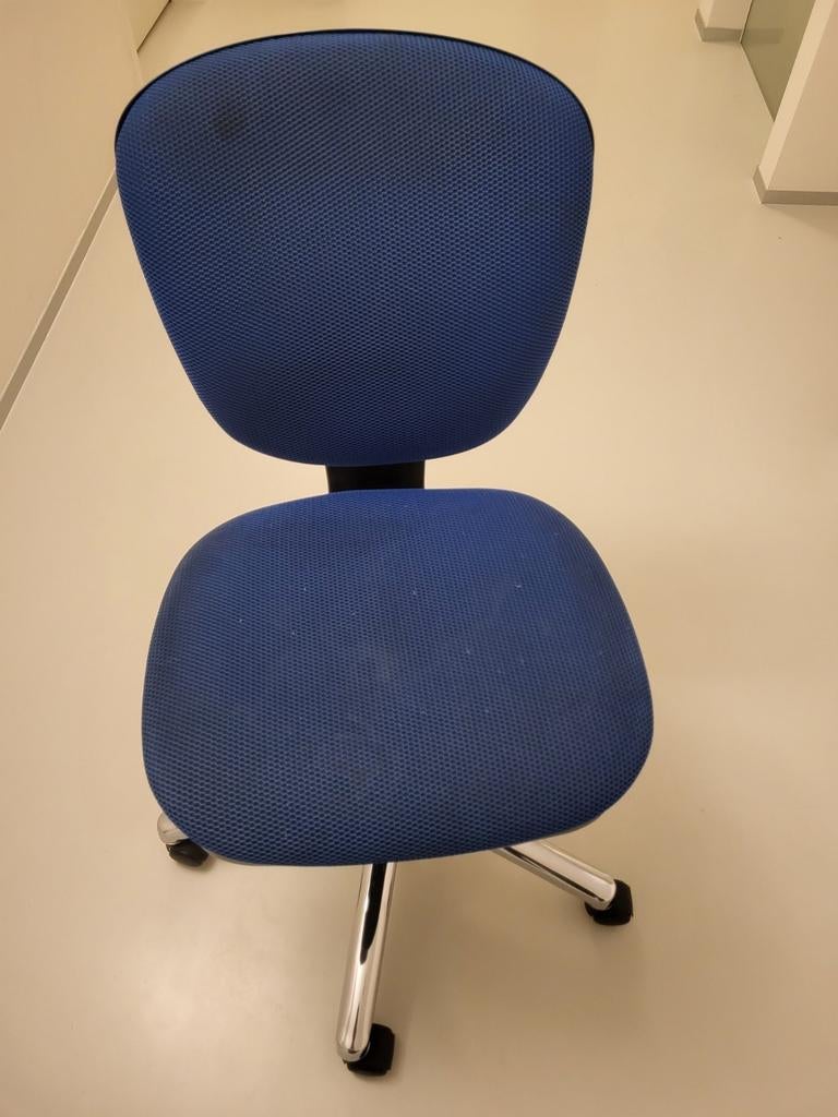 Chaise de bureau enfant, Enlèvement, Utilisé, Bleu, Chaise de bureau