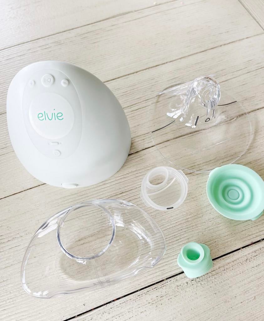 Elvie dubbele elektrische borstkolf, handenvrij kolven, Kinderen en Baby's, Babyvoeding en Toebehoren, Ophalen of Verzenden, Zo goed als nieuw