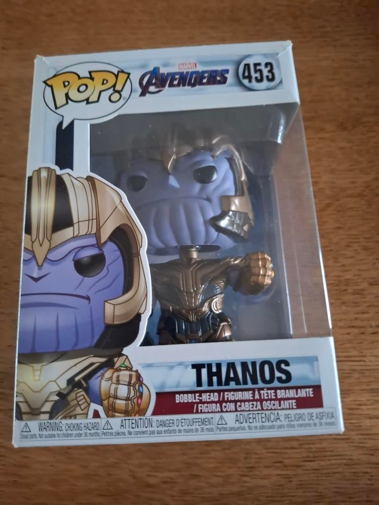 Thanos funko pop, Ophalen