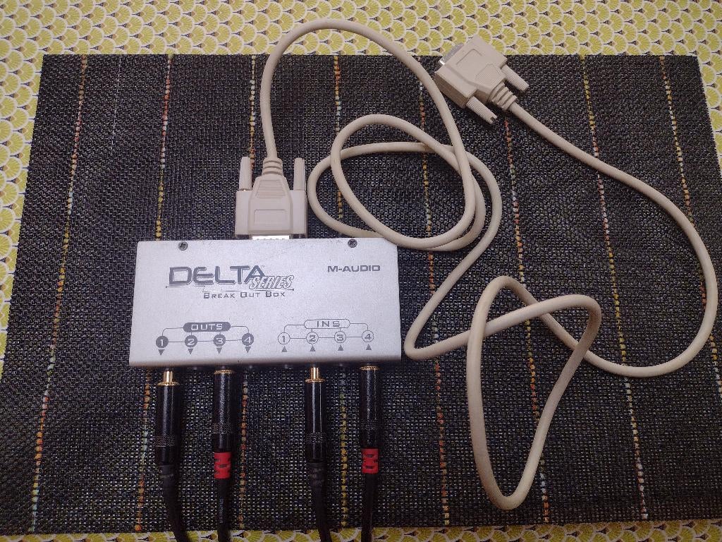 M-audio Delta Series 44 avec cables, Enlèvement, Utilisé, Autres marques