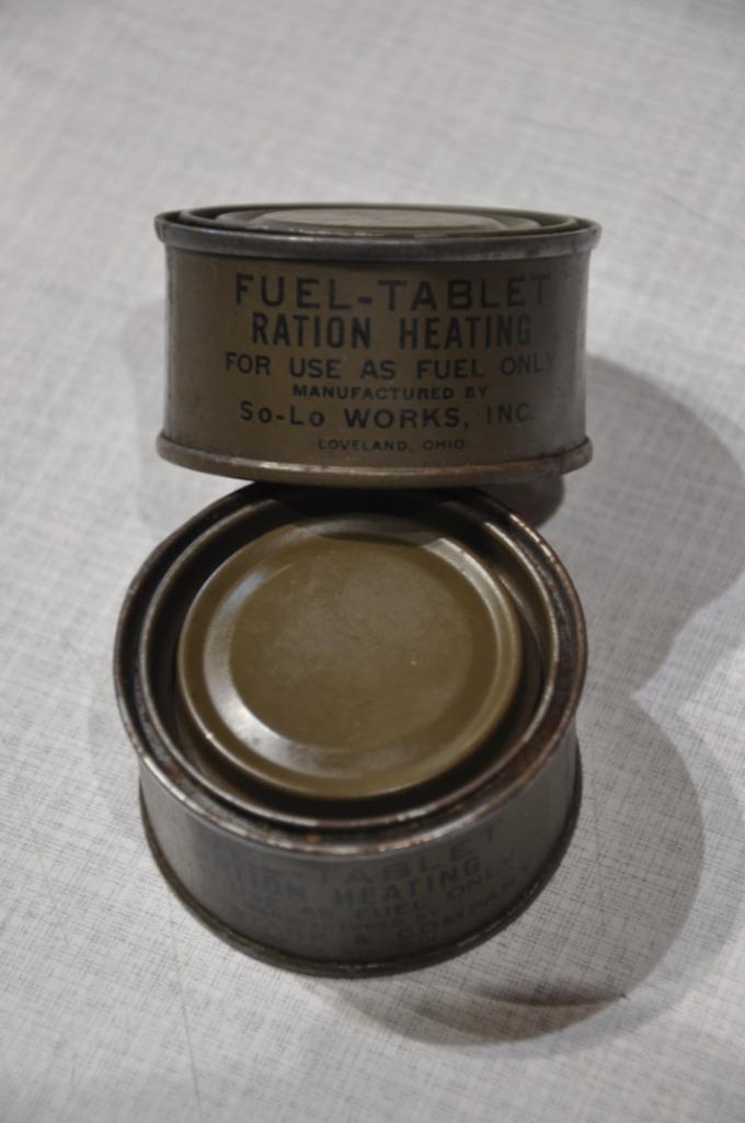 WW2 Fuel Tablet US, Enlèvement ou Envoi, Armée de terre, Autres types