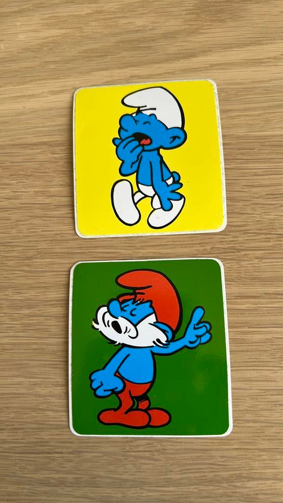 Peyo smurf 2 stickers, Verzamelen, Ophalen of Verzenden, Nieuw