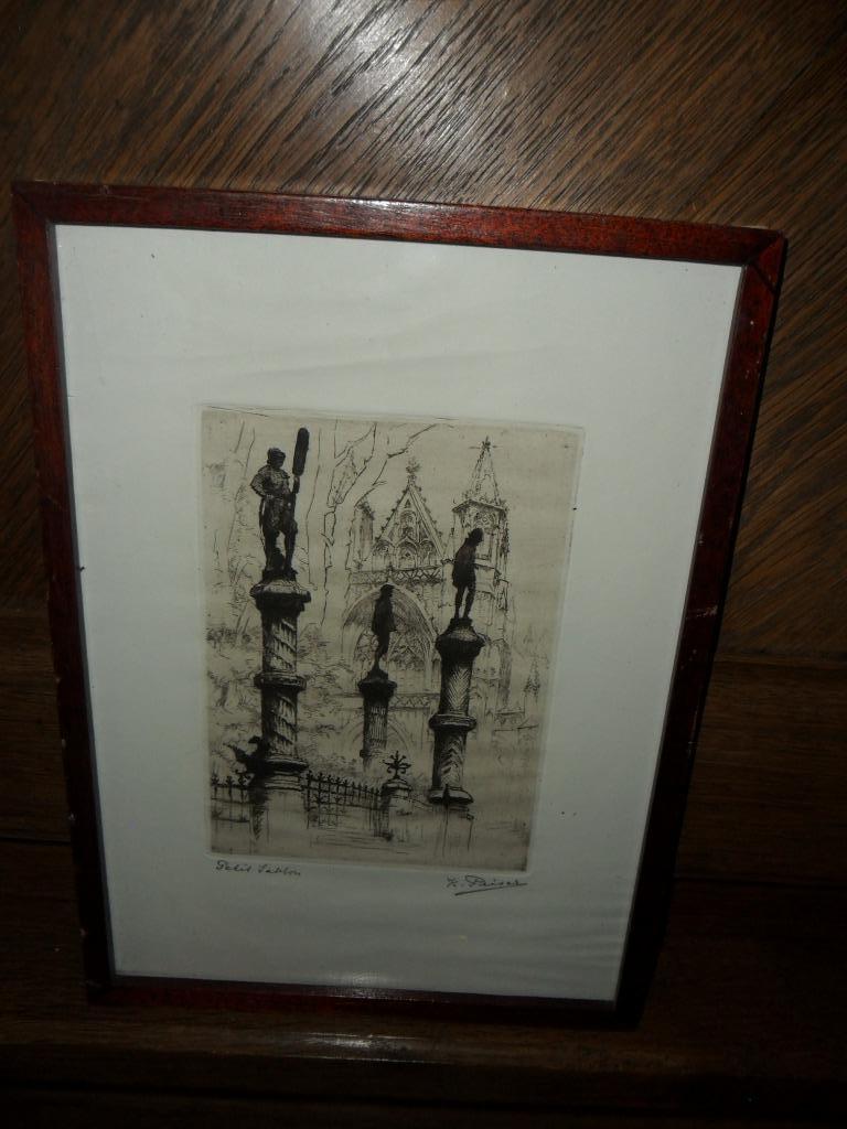 Ets van Kurt Peiser (Antwerpen 1887- Ukkel 1962), Antiek en Kunst, Ophalen of Verzenden
