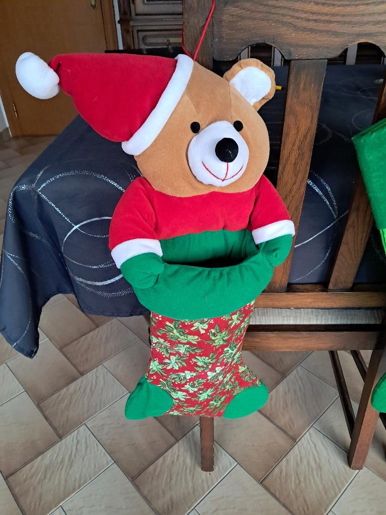 ours de noël porte cadeaux ou porte pyjama et sac chaussette, Enlèvement