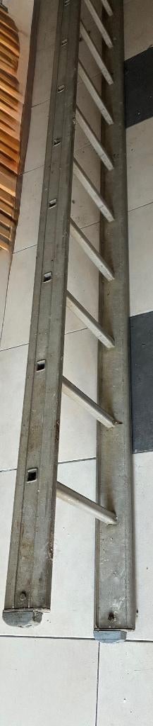 Aluminium ladder met een lengte van 5,50 meter, Ophalen, Gebruikt, Ladder, 4 meter of meer