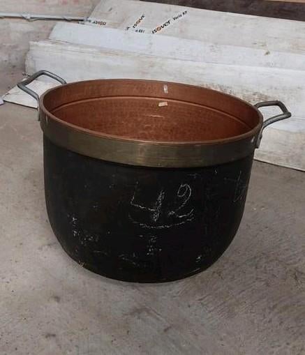Grote koperen ketel – Ø ca. 42 cm, Antiek en Kunst, Ophalen