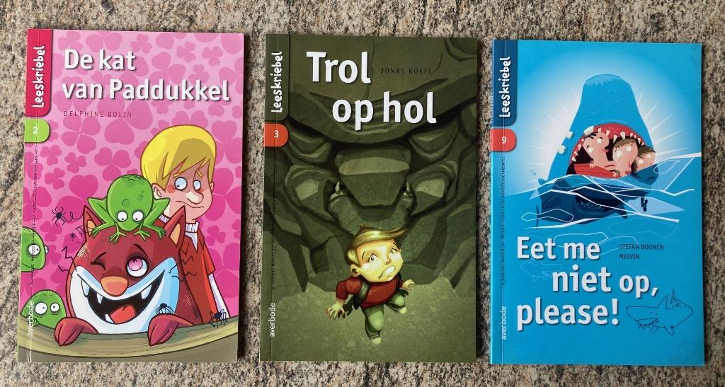 Lot 3x leeskriebel - als nieuw, Enlèvement ou Envoi, Comme neuf