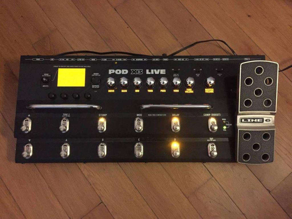 guitar pedal - Line 6 POD X3 Live, Enlèvement, Utilisé, Multi-effet