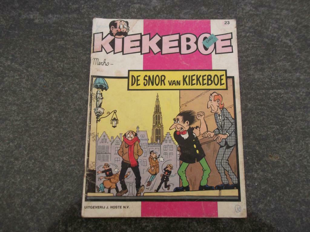 Strip Kiekeboe - De Snor van Kiekeboe, Boeken, Stripverhalen, Gelezen, Eén stripboek, Merho, Ophalen of Verzenden