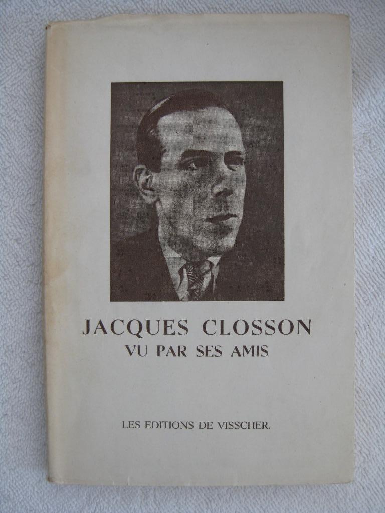 Rideau de Bruxelles Jacques Closson - EO 1948 tir. lim. déd., Ophalen of Verzenden, Gelezen