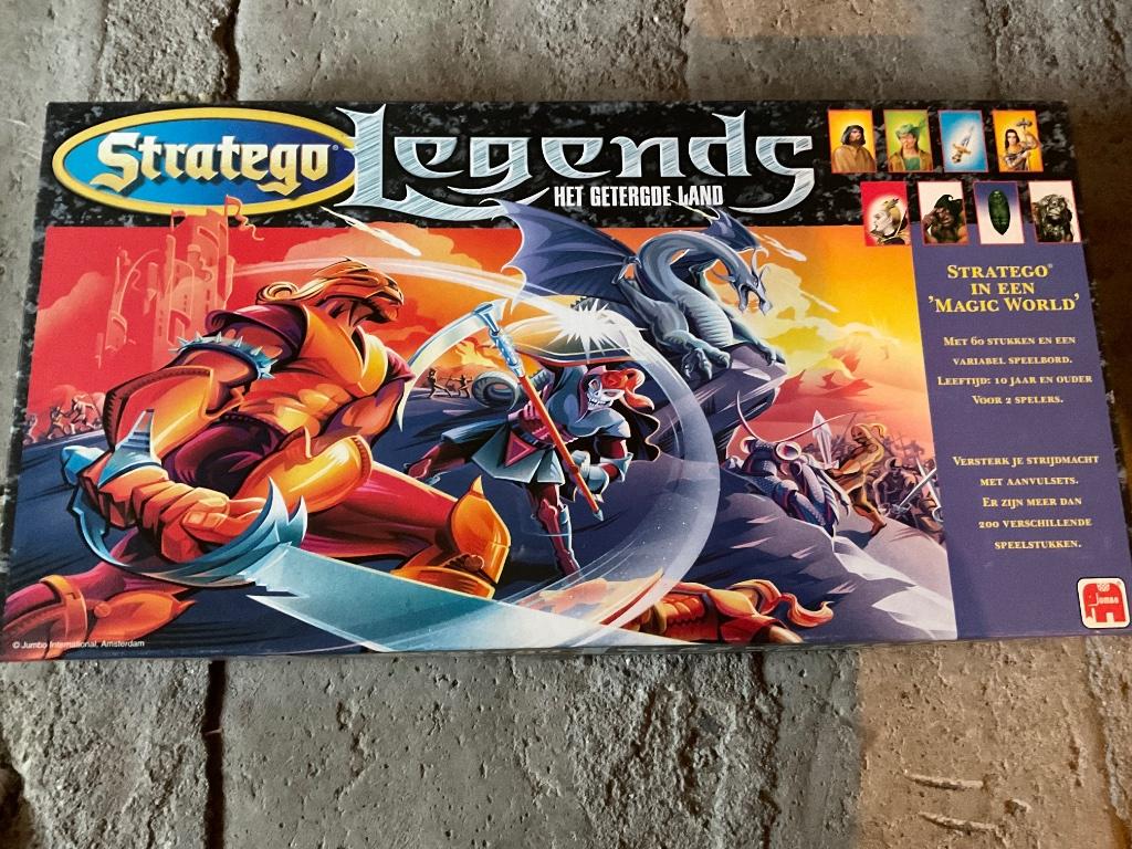 Gezelschapsspel Stratego Legends Het getergde land Jumbo, Enlèvement ou Envoi, Utilisé, Jumbo