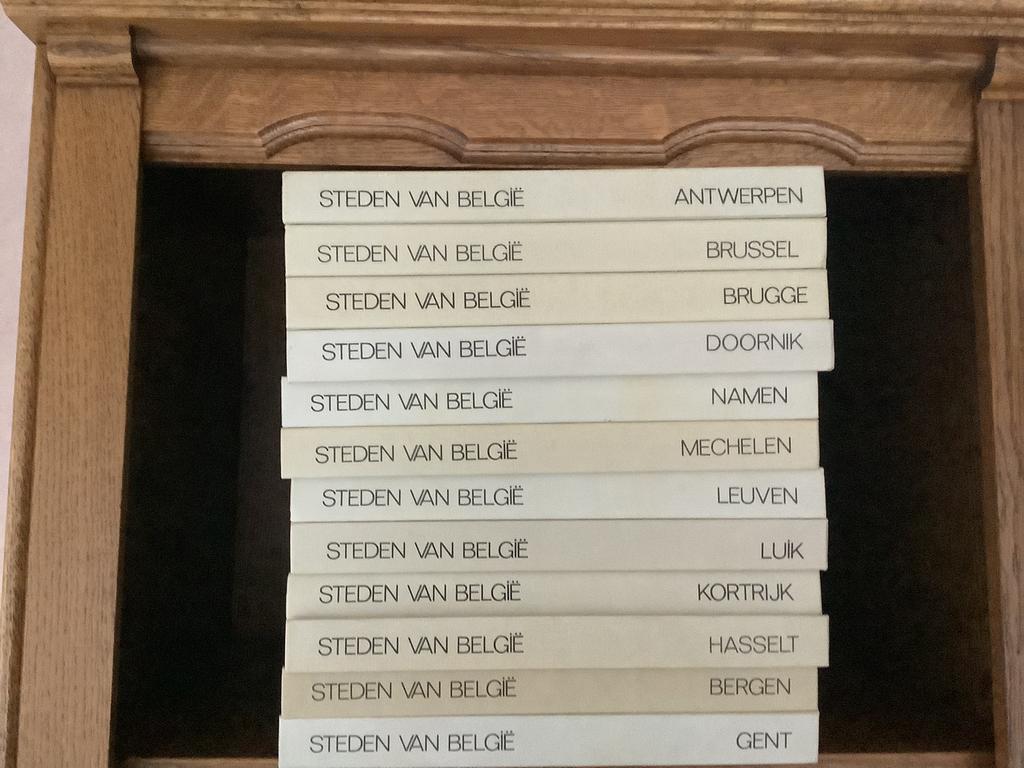 12 boeken Steden van België (samen 10€), Enlèvement ou Envoi, Comme neuf