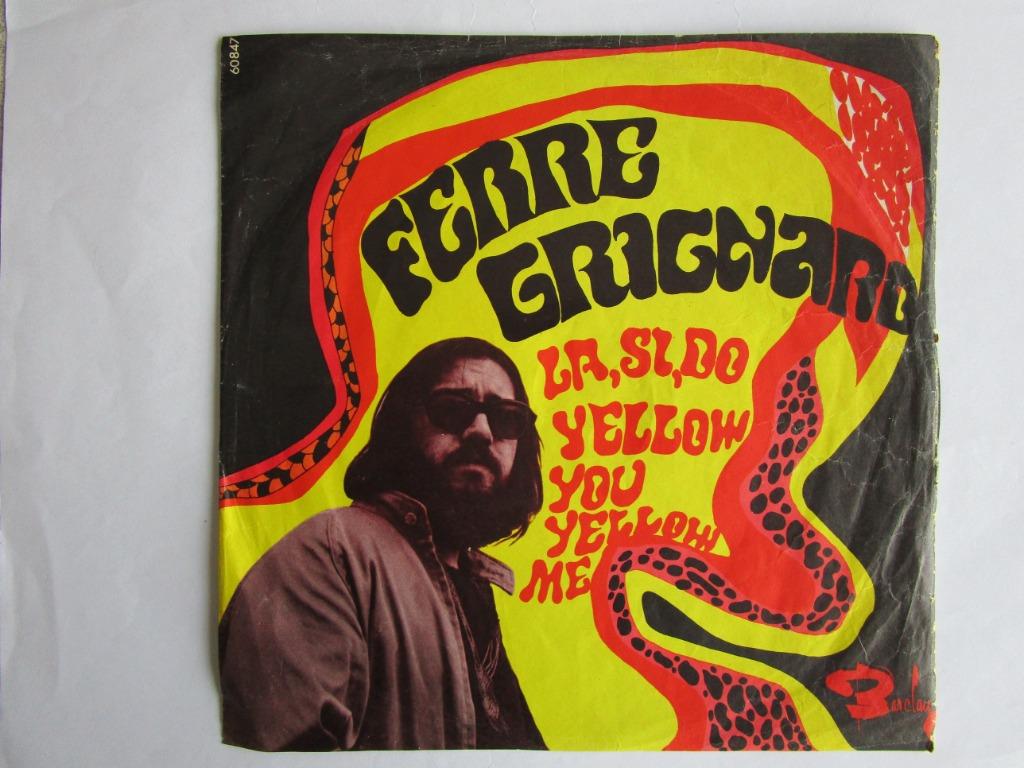 Ferre Grignard : La , si, do . 1967, Enlèvement ou Envoi, Single, Utilisé, Pop
