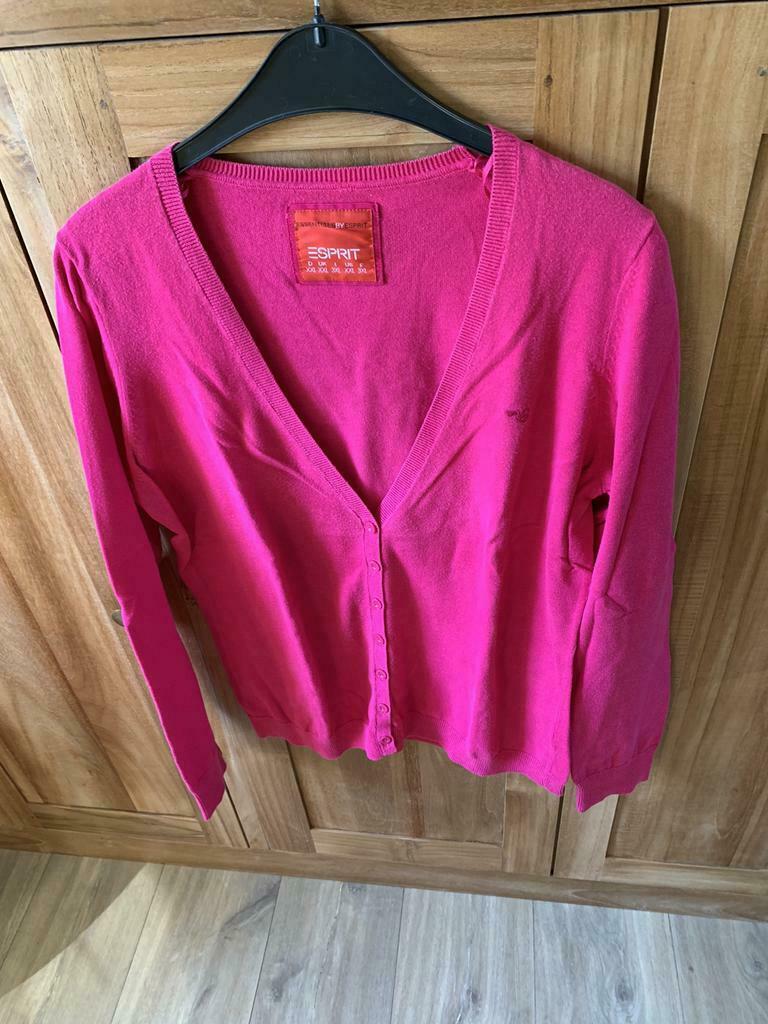 Gilet rose fuchsia esprit, Kleding | Dames, Zo goed als nieuw, Roze