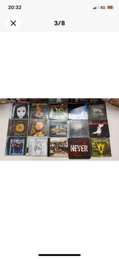 134 Metal CD  -lot, Verzenden