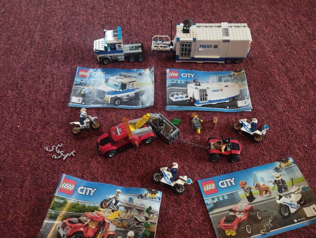 Lego City 60139 Le camion de commandement mobile de la polic, Enlèvement ou Envoi, Comme neuf, Ensemble complet, Lego