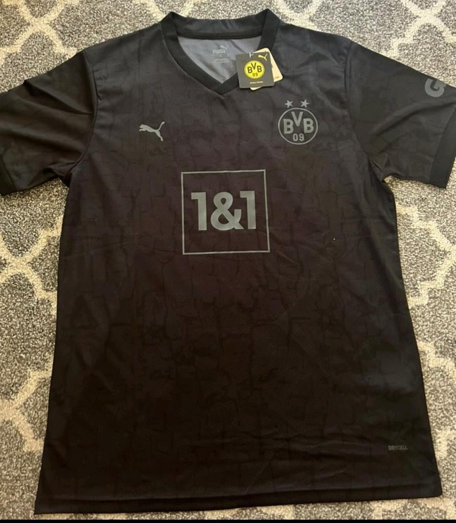 Borussia Dortmund Voetbal Uitshirt Nieuw Origineel 2024, Envoi, Comme neuf