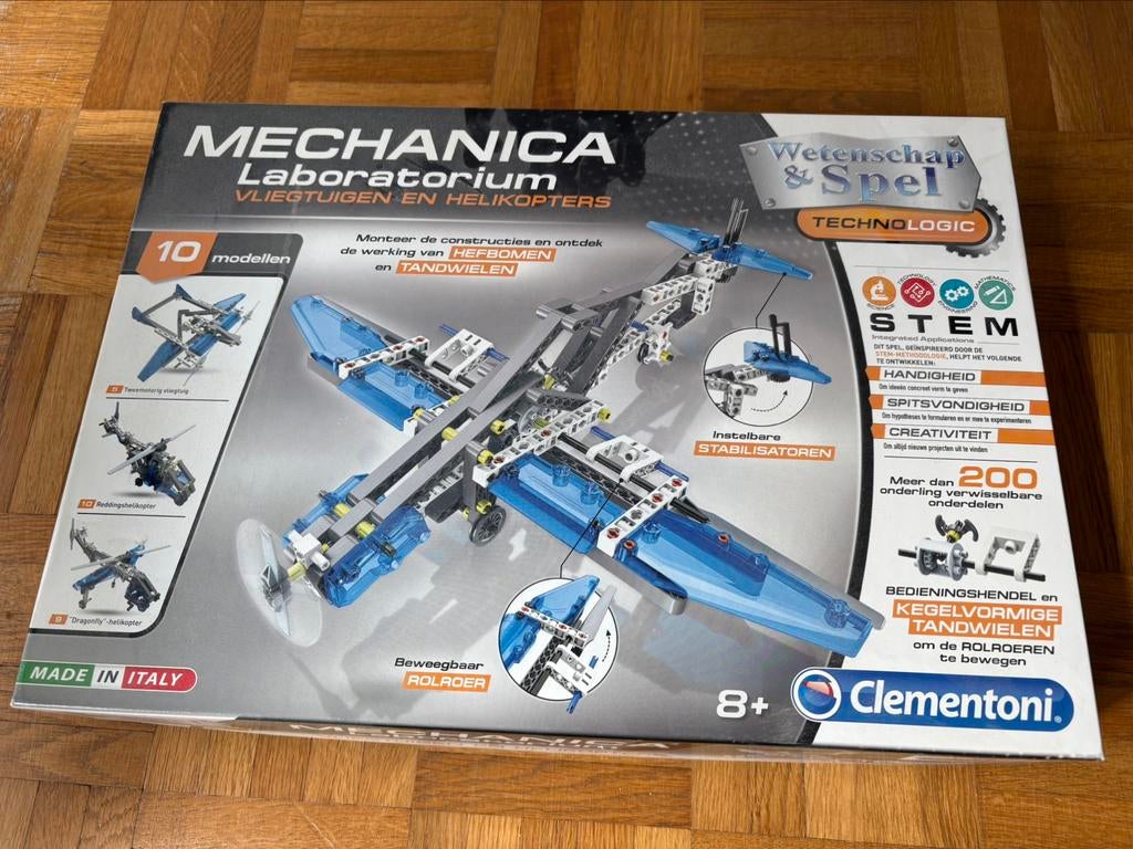 Clementoni Mechanica Laboratorium, Ophalen of Verzenden, Zo goed als nieuw, Bouwen