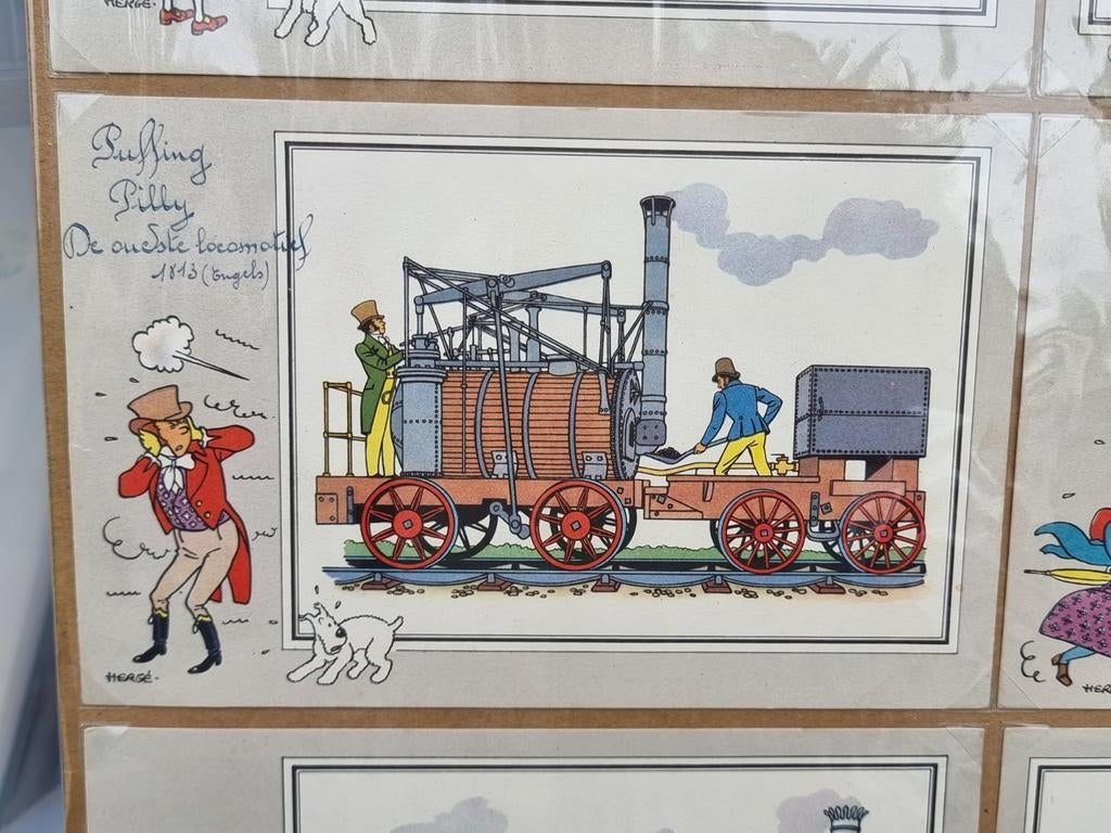 Kuifje - „See & Know” spoorweg - Hergé jaren 50, Boeken, Ophalen of Verzenden, Gelezen