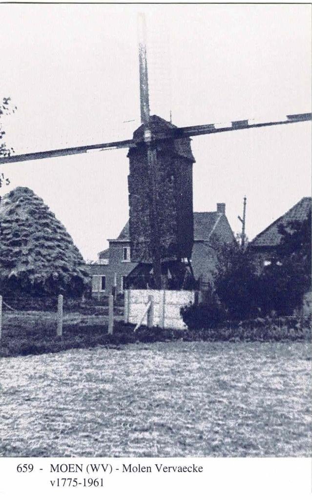 Moen - Molen Vervaeke, Enlèvement ou Envoi, 1980 à nos jours, Non affranchie, Flandre Occidentale