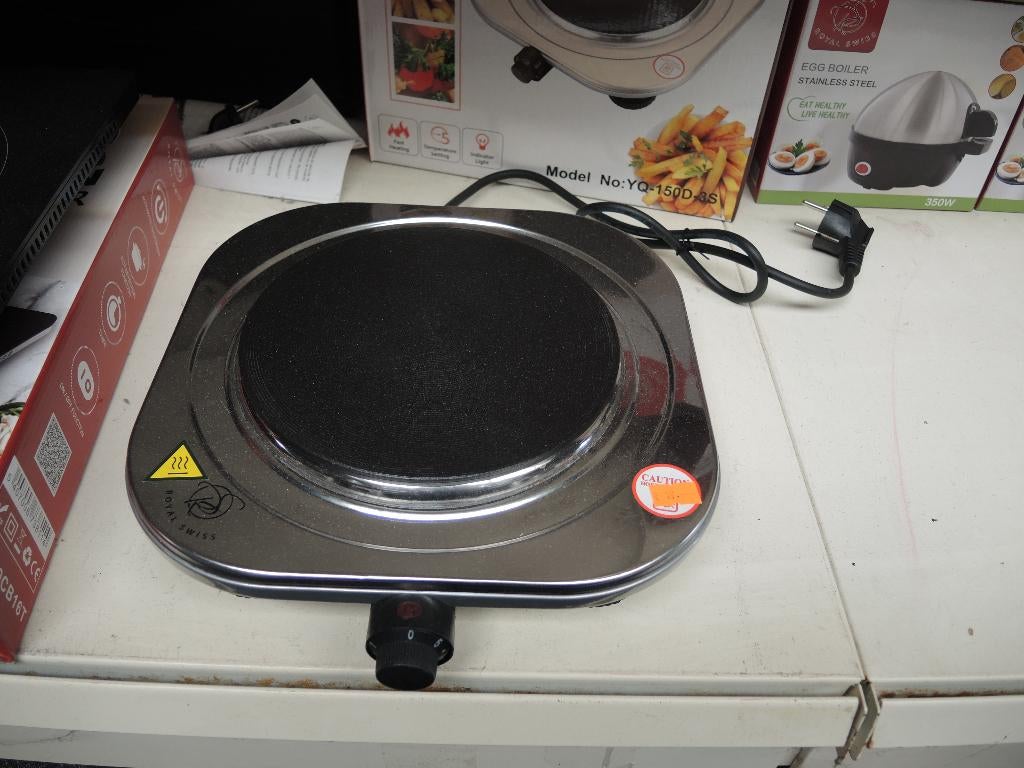 Elektrische kookplaat 1 brander , nieuw!, Electroménager, Neuf, Enlèvement ou Envoi, Qw, @