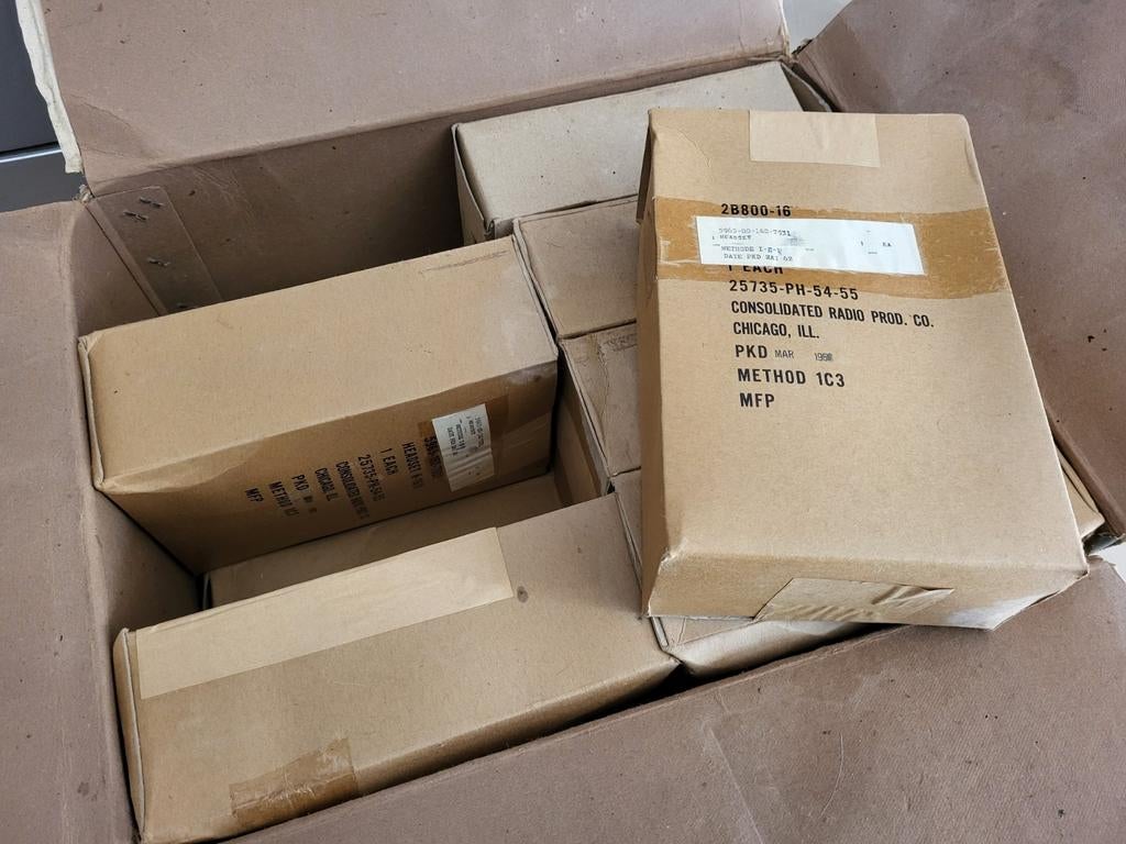 casque radio, US période Vietnam, Enlèvement ou Envoi