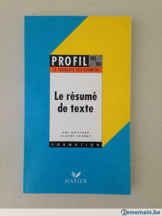Le Résumé de Texte - Pol Gaillard, Ophalen of Verzenden, Nieuw