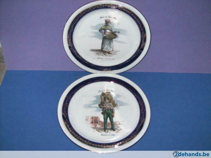2 Mooie sierborden. (Limoges), Antiquités & Art, Enlèvement ou Envoi