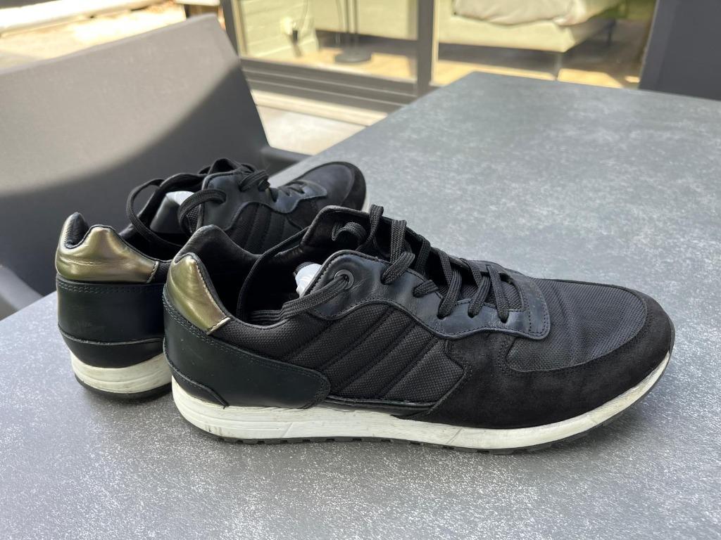 Zwarte geklede sneakers, Kleding | Heren, Zwart, Ophalen of Verzenden, Zo goed als nieuw, Sneakers