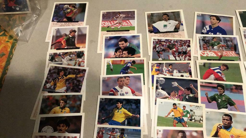 Cartes à collectionner Coupe du monde 94(x5d), Enlèvement ou Envoi, Comme neuf, Affiche, Image ou Autocollant