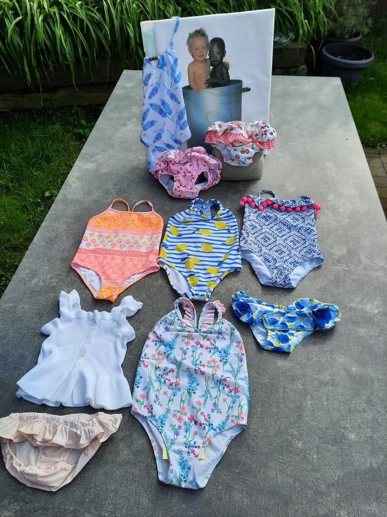 Zwempakjes-broekjes,topje wit,12mnd,18mnd,2j,3j..€6., Kinderen en Baby's, Babykleding | Baby-zwemkleding, Zo goed als nieuw, Overig