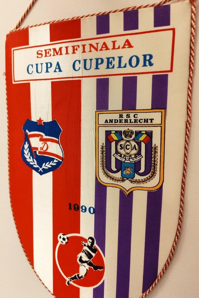 RSC Anderlecht Dinamo Boekarest 1990 sublieme vintage, Ophalen of Verzenden, Spel