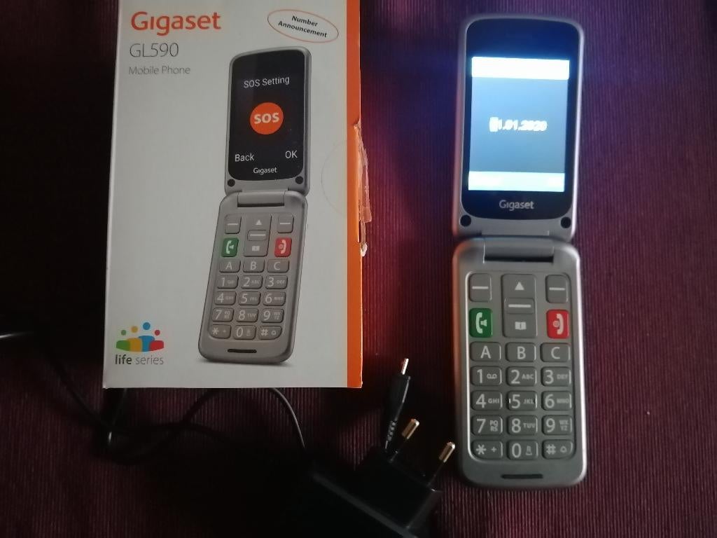 Le téléphone mobile conçu pour les seniors Gigaset GL590, Enlèvement ou Envoi