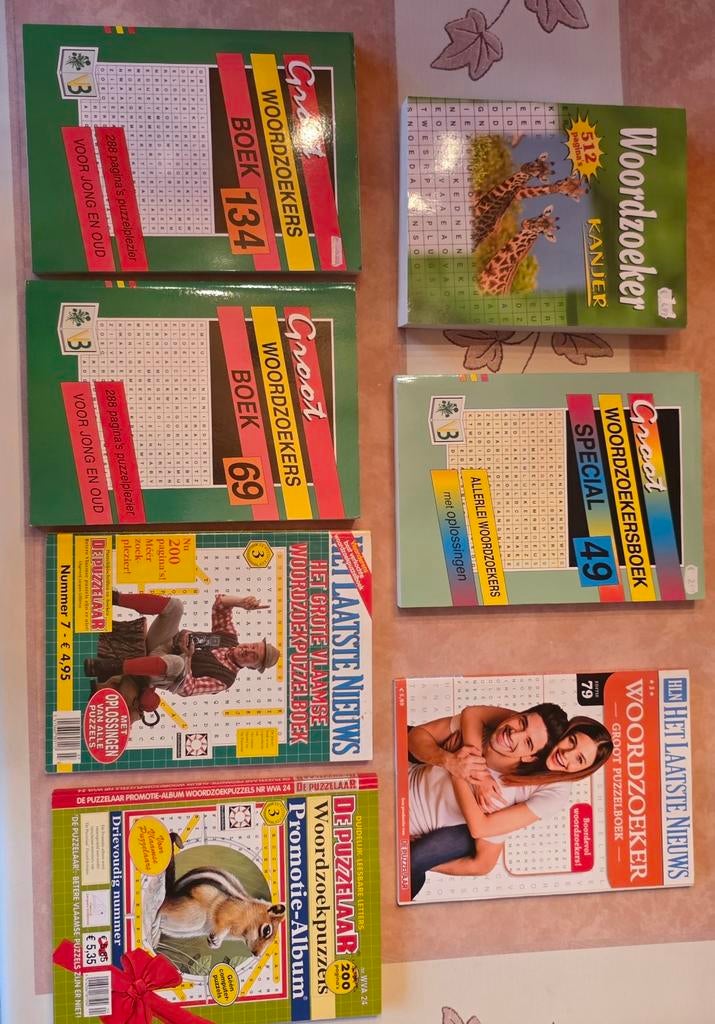 Woordzoekers, Ophalen