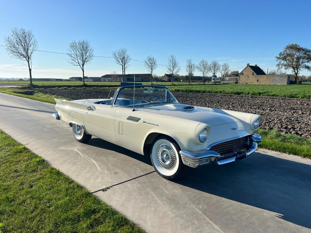 Ford Thunderbird 1957, Achat, Entreprise, Cabriolet, Bleu