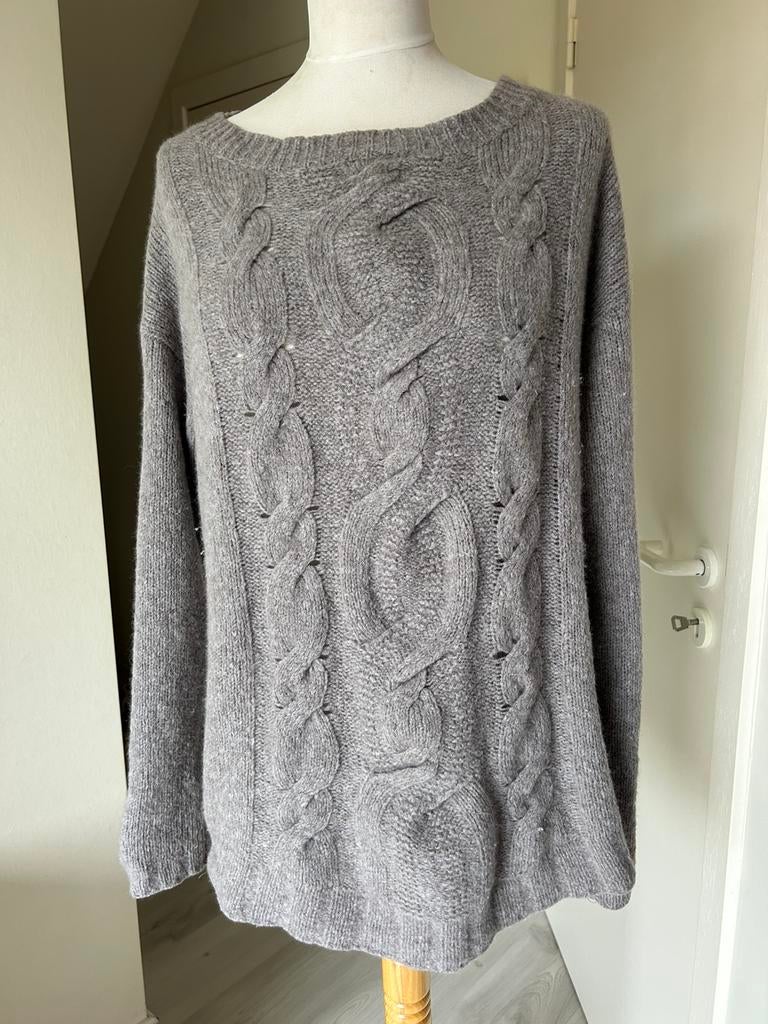Gezellige pull Luisa Cerano 38, Kleding | Dames, Maat 38/40 (M), Bruin, Ophalen of Verzenden, Zo goed als nieuw