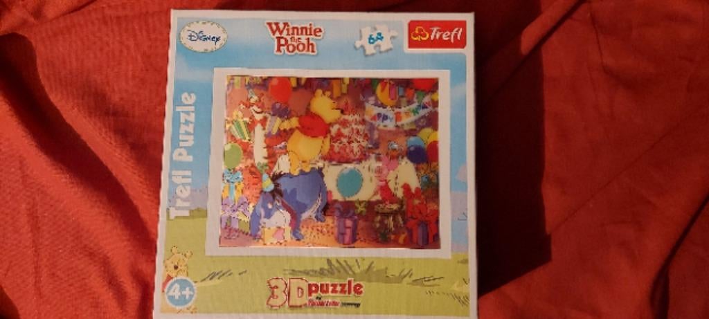Disney Winnie de Poeh 3D verjaardagspuzzel, Ophalen of Verzenden, Zo goed als nieuw