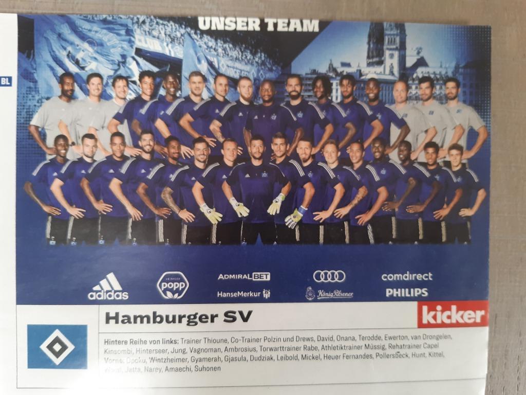 Knipsel Hamburger SV, Verzamelen, Verzenden, Gebruikt, Poster, Plaatje of Sticker