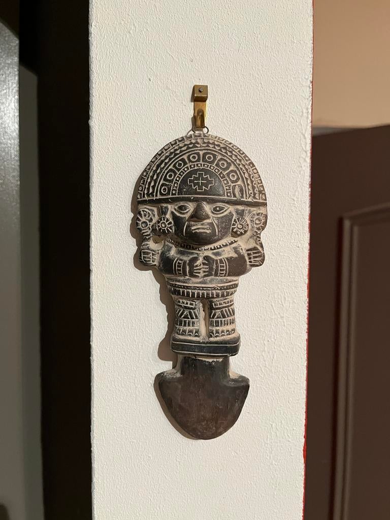 Tumi en terre cuite - Souvenir traditionnel du Pérou, Antiquités & Art, Enlèvement ou Envoi