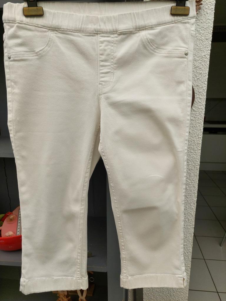 PANTALON DAME, Wit, Maat 42/44 (L), Ophalen of Verzenden, Gedragen