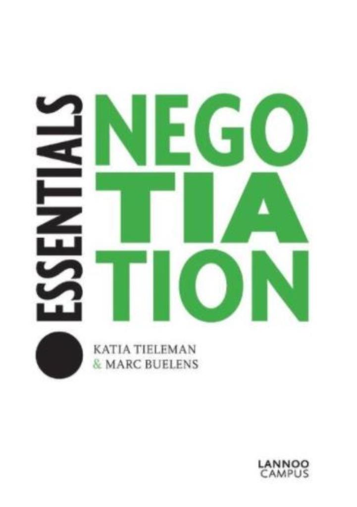 Essentials Negotiation - Katia Tieleman & Marc Buelens, Neuf, Katia Tieleman, Enlèvement ou Envoi, Management