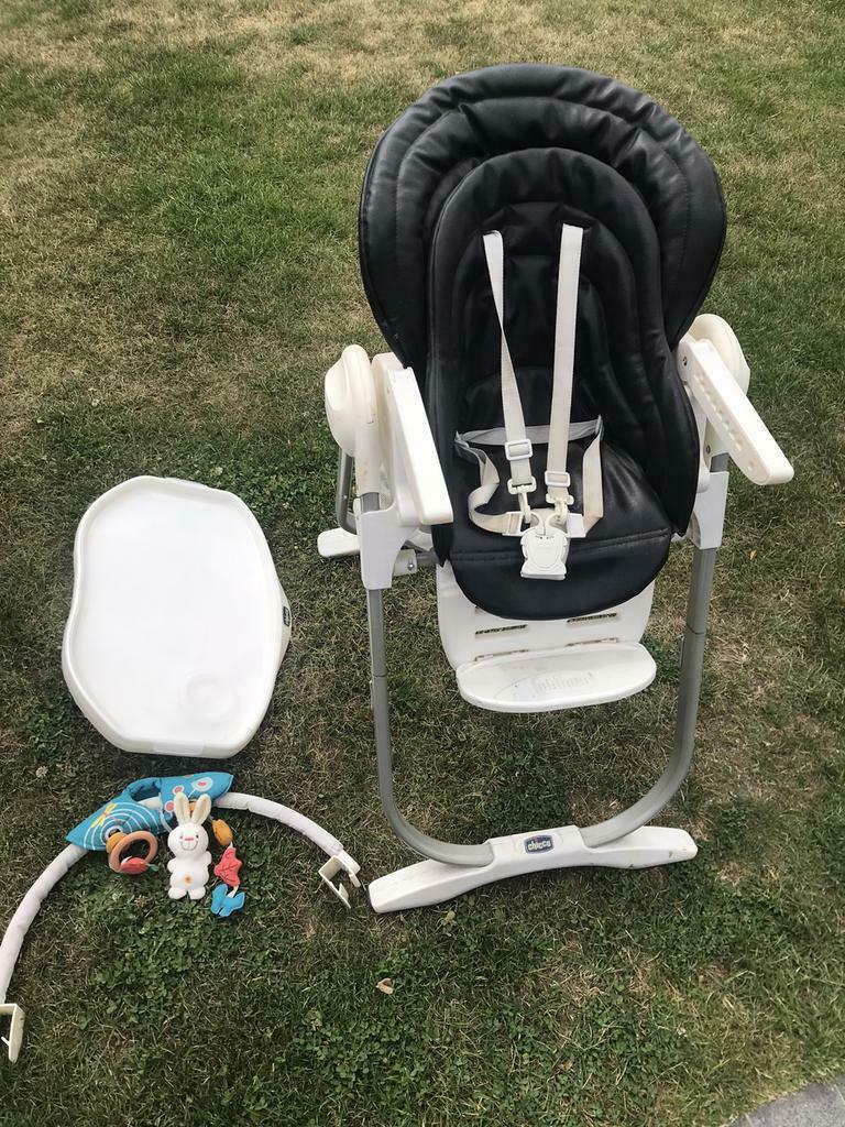 Eetstoel chicco Polly magic, Enlèvement, Comme neuf, Ceinture(s)