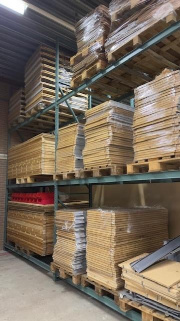 Étagères d'entrepôt Bruynzeel de 60 cm de profondeur, Enlèvement